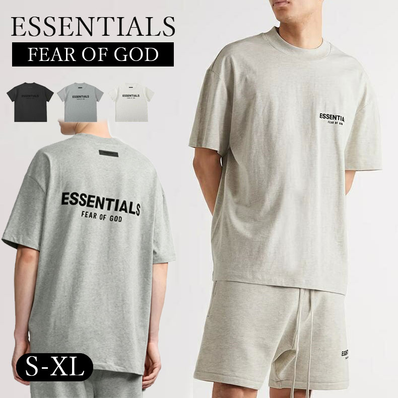 Rakuten - ESSENTIALS エッセンシャルズ Tシャツ 半袖 メンズ レディース essentials T-Shirt ロゴ Tシャツ ビッグサイズ