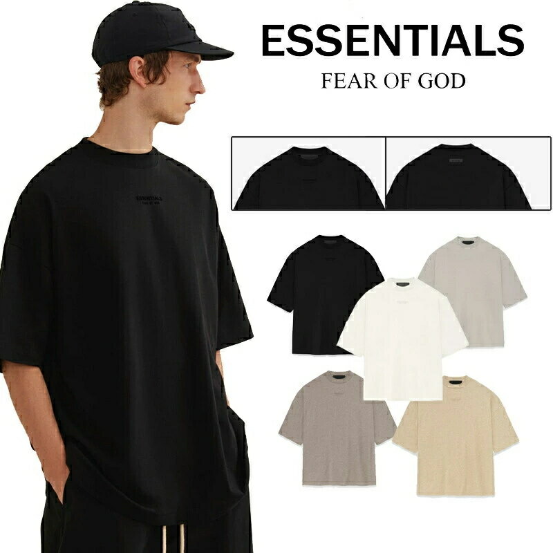 Rakuten - FOG ESSENTIALS ロゴ 半袖シャツ Tシャツ T-shirt 両面ロゴ メンズ レディース オーバーサイズ オフホワイト フィアオブゴッド Fear Of God　ユニセックス 春夏 夏 半袖 正規品 男女兼用