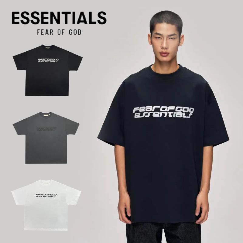 Rakuten - ESSENTIALS エッセンシャルズ Tシャツ 半袖 メンズ レディース Logo T-Shirt Tシャツ ブラック ホワイト FOG STACK 3色