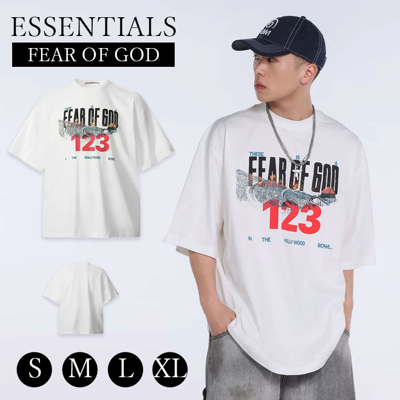 Rakuten - FEAR OF GOD ESSENTIALS エッセンシャルズ Tシャツ 半袖 メンズ レディース Logo T-Shirt ロゴ Tシャツ ブラック
