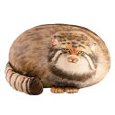 マヌルネコ ぬいぐるみ 抱き枕 ぬいぐるみ 柔らかく もちもち クッション 動物 かわいい 癒し 3D 大きい リアル 可愛い 動物 添い寝 とろけるような肌触 癒し系 人形 子供 キッズ 贈り物 ソファー背当て プレゼント 妊婦枕 動物クッション 安眠(3)