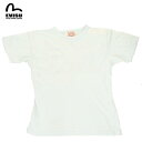 訳あり EVISU JEANS USED T SHIRTS エヴィスジーンズ Tシャツ 半袖 バックデザイン 刺繍 サックス 限定 古着 ユーズド