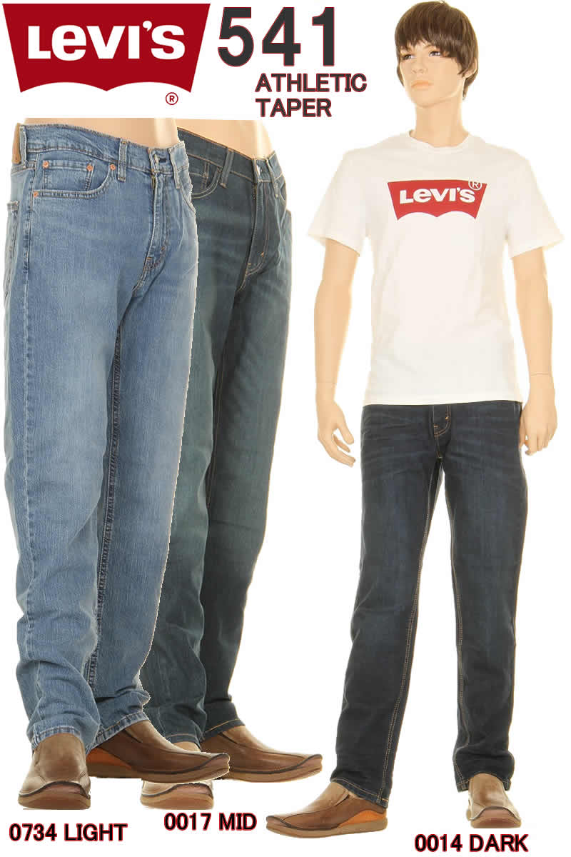 リーバイス 541 18181-0014-0017 アスレチックフィット ストレート ジーンズ LEVI 039 S ATHLETIC FIT JEANS 18181 ダーク ミッド ヴィンテージ【人気541が復活！ LEVIS 541 ストレッチデニム リラックス ストレート 18181 DARK MID リーバイス503 後継モデル 新品】