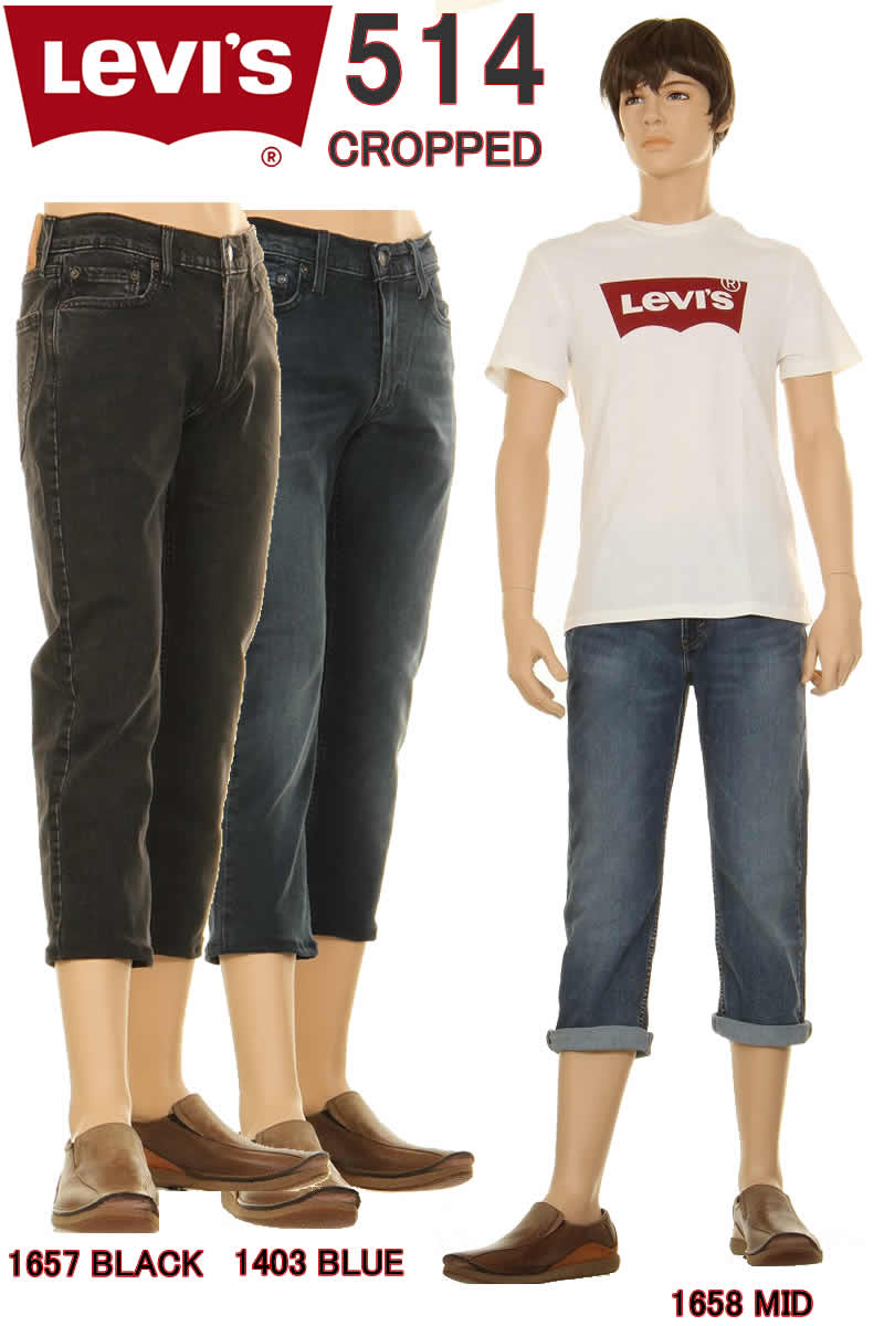 リーバイス 514 00514 カスタムクロップドパンツ LEVI'S BIG-E CUSTOM CROPPED PREMIUM REGULAR FIT JEANS ストレート ジーンズ