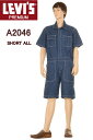 リーバイス LEVI'S BIG E PREMIUM SLOW DOWN SHORT A2046-0001 リーバイス ショートオール 29507-0295 ジャンプスーツ デニム オール イン ワン 【あす楽 送料無料 リーバイス プレミアム ビッグ E ルーズフィット メンズ ミッド ハーフパンツ 通気性 吸湿発散性 快適 ショートパンツ】