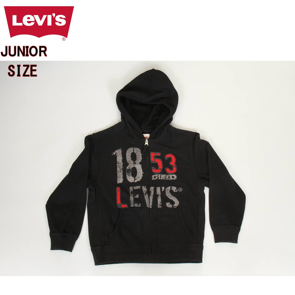 LEVI'S USED RELAXED HOODIE BLA