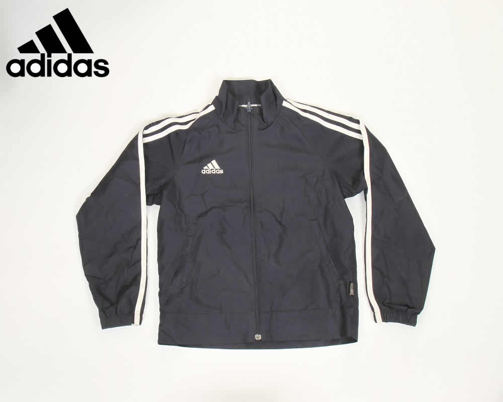 adidas JAPAN JUNIOR USED SOCCER ZIP JACKET TOPS アディダス ジャパン ジュニア ユーズド トップス ジッパージャケット サッカー 上着 羽織り ジャンパ