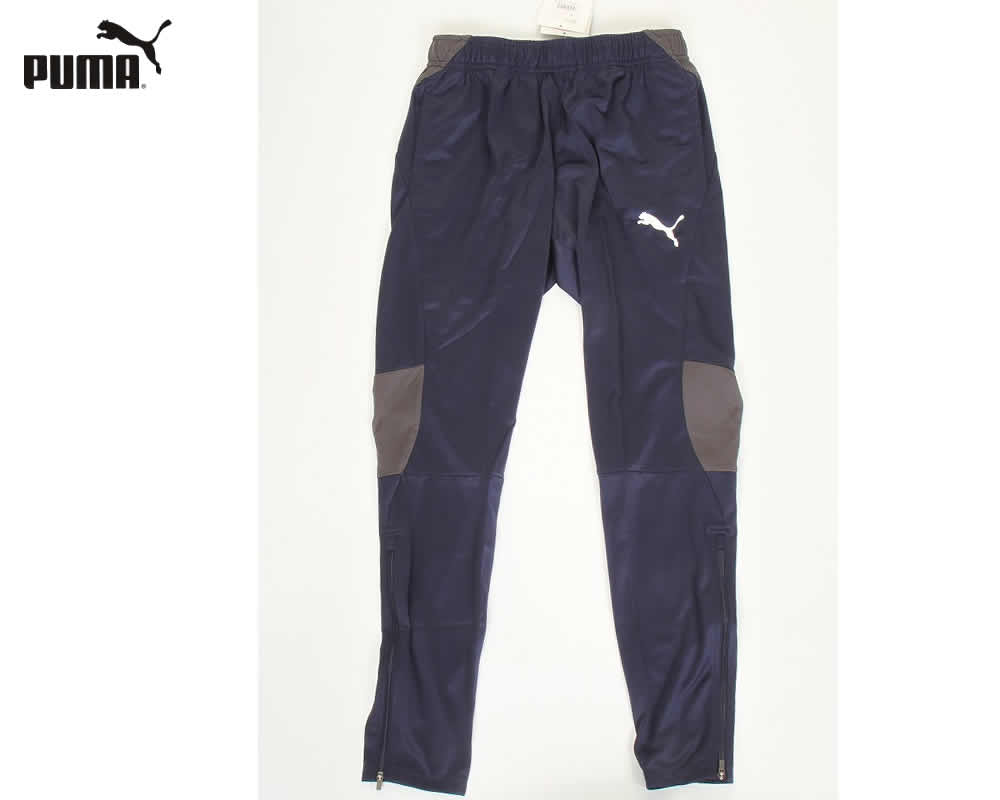 プーマ PUMA JAPAN S SOCCER JERSEY PANTS 655735 02 ITALIA TEAM プーマ ジャパン 長ズボン ジャージ スリム ハロングパンツ アップパンツ チームパンツ【