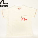 EVISU JEANS USED TEE JUNIOR SIZE POCKET TRADE KAMOME MARK WHITE エヴィス ジーンズ ORIGINAL MARK レギュラー フィット ユーズド Tシャツ 日本ブランド【デッドストック エビスジーンズ 半袖シャツ フロント マーク えびす 戎 アメカジ ショートスリーブ シャツ】
