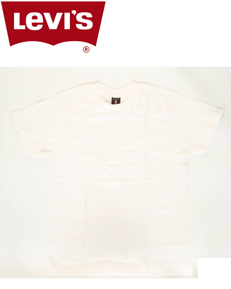 Levi's 82600 JUNIOR SIZE T-SHIRTS ホワイト 無地 Tシャツ LEVIS ブランド Tシャツ リーバイス 半袖Tシャツ【Levis リーバイス 半袖tシャツ ショートスリーブ WHITE tシャツ スケート ストリート 人気】