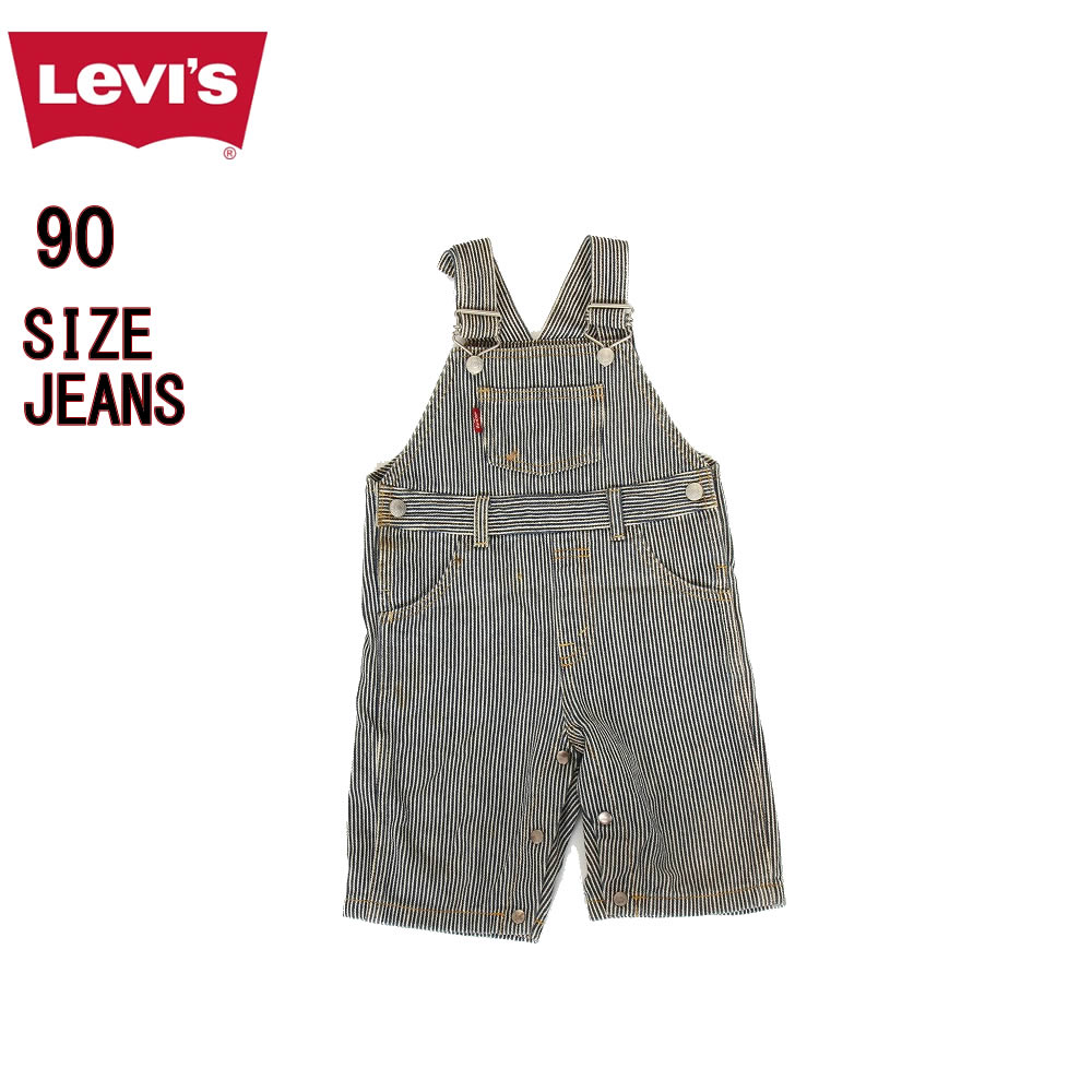 Levi's Used JUNIOR OVER ALL HICKORY JEANS REGULAR FIT STRAIGHT ꡼Х ϡեѥ ˥  ץߥ С ȥ졼ȥ󥺡ڥ꡼Х ˥ BLUE å ǥ˥ Ĺܥ ѥ ڤ 襤 桼ɡ