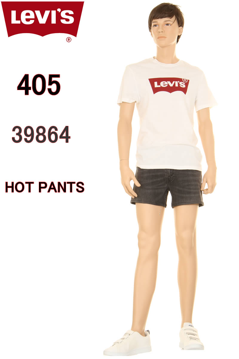 ꡼Х 405 CUSTOM HALF PANTS 39864-0065 ۥåȥѥ ϡեѥ 硼ȥѥ ǥ˥ ûѥ Levi's 405 DENIM JEANS HALF PANTS̵ Levis 405 ֥å BLACK ǥ˥ ϡ ѥ   ꡼Х405  ܥȥ SHORT PANTS