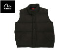 EVISU JEANS USED BLACK LIMITED DOWN VEST エヴィス ジーンズ オリジナル ブラック ダウンベスト 袖無し トップス ユーズド DEAD STOCK【EVIS GENES EURO エビスジーンズ 恵比寿 戎マーク えびす 戎 DEAD STOCK お洒落トップス】