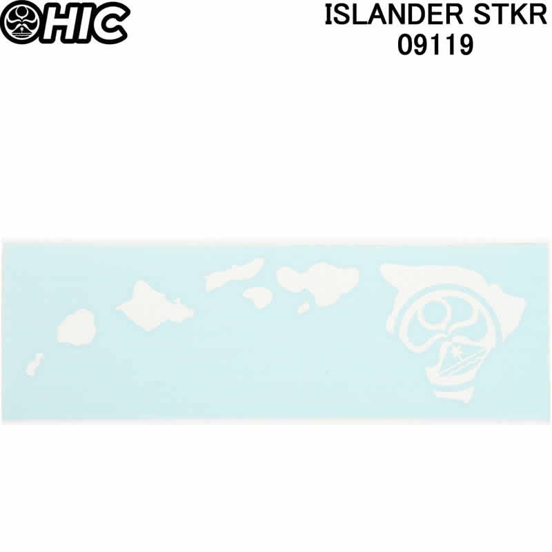 HIC エイチアイシー ステッカー(小)ISLANDER STKR ASSORTED 091119 HICドットマーク ハワイ諸島ステッ..
