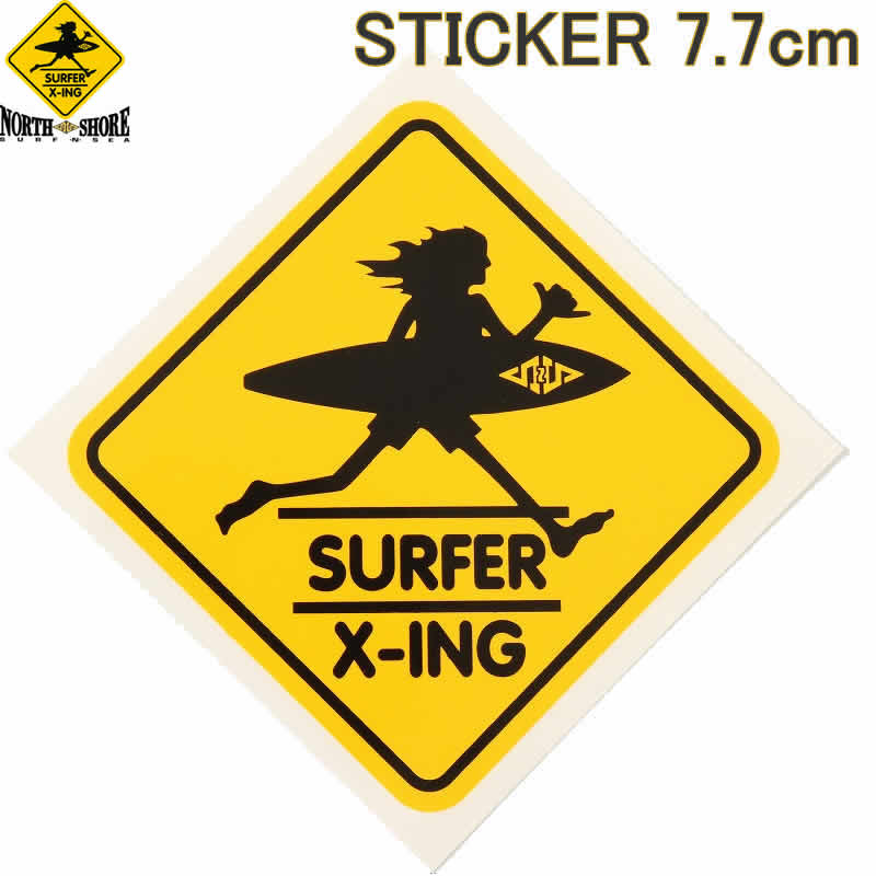 SURF N SEA 7.7cm STICKER HAWAI