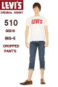 LEVI'S 510 CUSTOM CROPPED PANTS 05510-1168 DARK リーバイス デニム クロップドパンツ カスタムモデル 510 スキニー ショートパンツ 7分丈