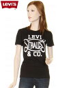 Levi 039 s ladies T-SHIRTS 117500 LEVI STRAUS CO ロゴ Tシャツ グラフィックTシャツ リーバイス Tシャツ【levis リーバイス レディース 半袖tシャツ ショートスリーブ 半袖 tシャツ リーバイスロゴtシャツ 新品】