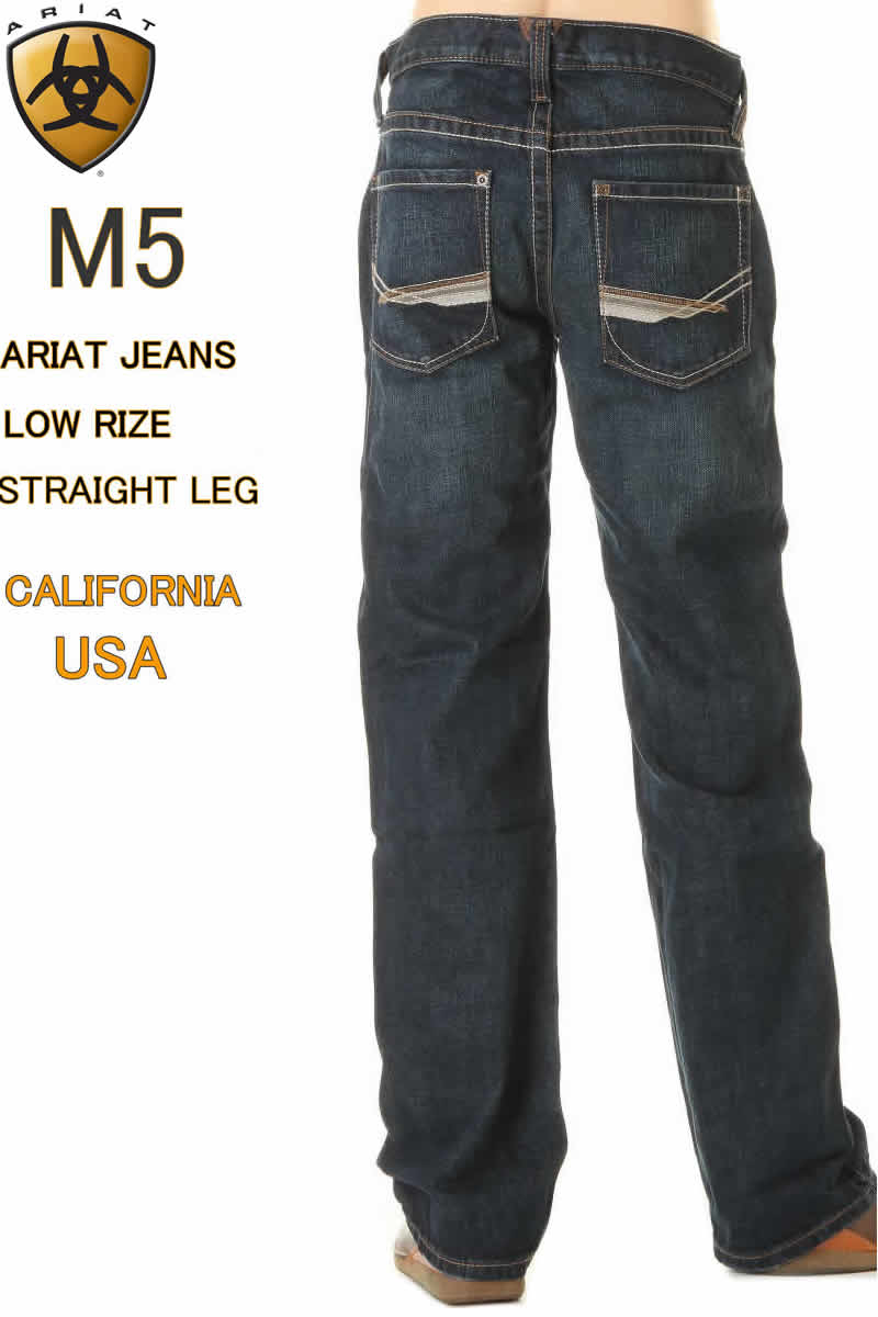 ARIAT JEANS M5 10014011 LOW RISE STRAIGHT LEG アリアット デニム アリアト ジーンズ カルフォルニア米国