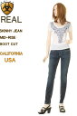 ARIAT REAL DENIM 10015099 SKINNY JEANS アリアット デニム アリアト スキニー ストレッチジーンズ USA【アリアットデニム アリアトジーンズ 世界のロデオ大会公認スポンサー Ariatは 騎手を対象とする乗馬靴と他の器材と衣類のアメリカ有名ブランド アリアット ジーンズ】