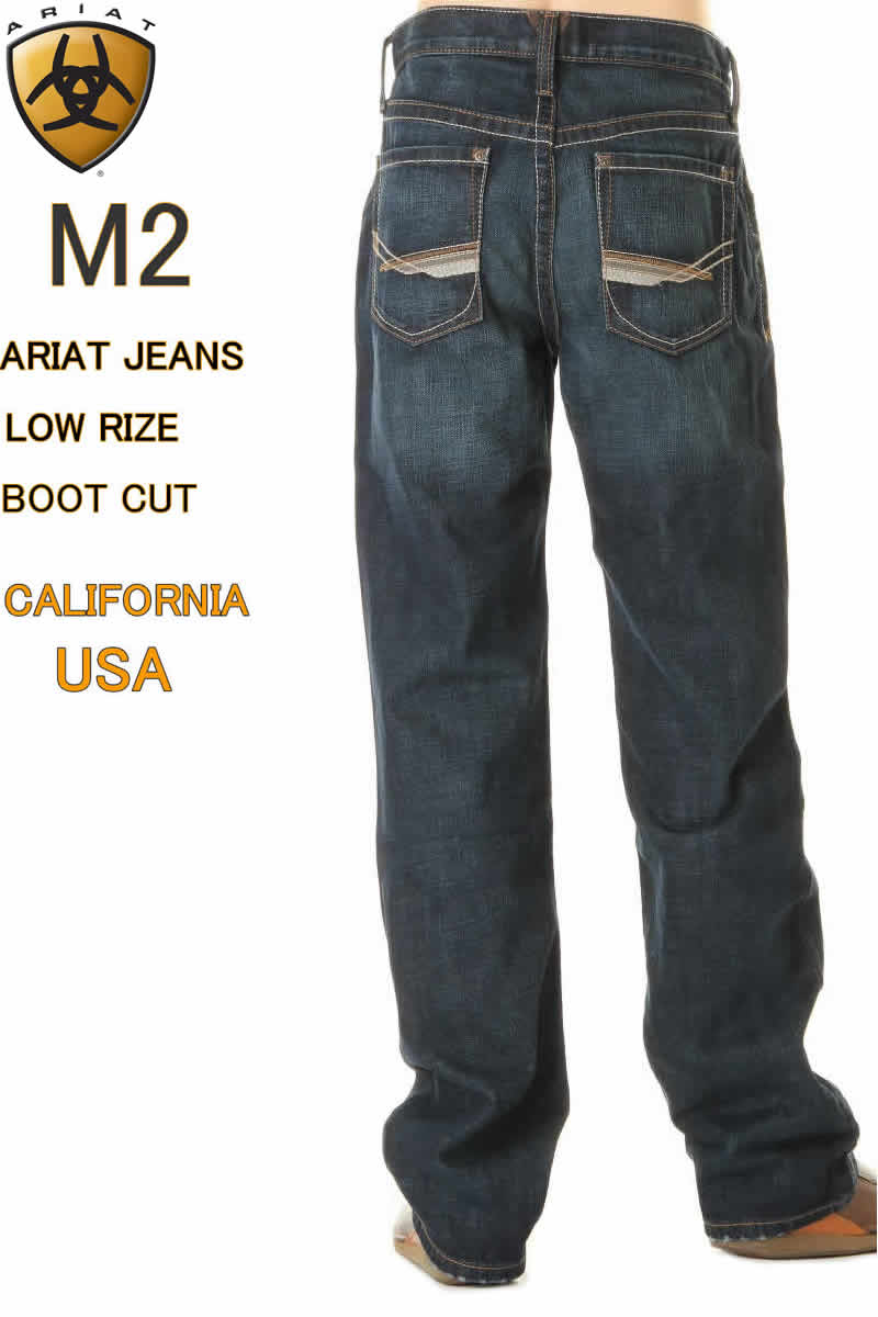 ARIAT JEANS M2 10014005 STACKABLE BOOT CUT アリアット デニム アリアト ブーツカット ジーンズ米国ロデオ公認【アリアットデニム アリアトジーンズ 世界ロデオ大会公認スポンサー Ariatは 騎手を対象とする乗馬靴と他の器材と衣類のアメリカ有名ブランド ジーンズです】