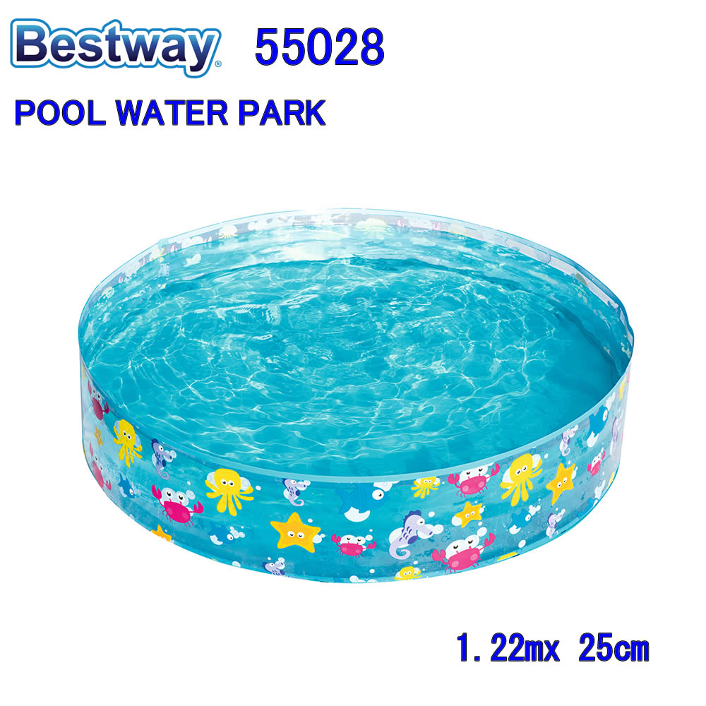 Bestway 55028 Kids fun inflatable play pool water park outdoor ベストウェイ キッズ楽しい インフレータブル スナップ プール SNAP..