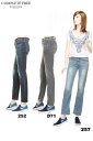 BIGJOHN BJL105F IRREGULAR JEAN S AUTHENTIC DENIM SERIES COMPLETE FREE WOMEN S TIGHT STRAIGHT 257淡色 252濃色 D71ライトグレイ ストレート 美脚 ストレッチジーンズ 【美脚 美尻 ストレ…