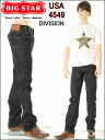 BIG STAR JEANS BS-DIVISION RAW 4549 ビックスター 赤耳セルビッチデニム グリームロウ DENIM ヴィンテージジーンズ【送料無料 裾上無料 BIGSTAR REGULER FIT STRAIGHT レギュラーフィット ストレート DIVISION RAW DENIM 4549】