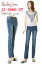 Nina Rossi Jeans ˡ å  JZ-506E-ST ȥ졼  ǥ˥ Los Angeles 󥼥륹   Ĺ ȥå ϥ饤 ;ڿ̵ ǥ ֥롼 륢å 顼ǥ˥ ѥ ܥȥ straight jeans