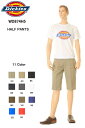 Dickies WD874H5 LOWRISE ORIGINAL HALF PANTS ディッキーズ ローライズ ハーフパンツ ショートパンツ5分丈【ディッキーズ ショーツ ハーフパンツ Dickies WD874H5 11色 KH AC BK DN HG VG MS VB EB WH SO 11カラー ワークパンツウェア アメカジ UM874H5後継モデル】