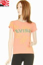 訳あり EVISU GENES LADIES エヴィス ユーロ Tシャツ オレンジ EVISU EUROPEAN EDITION MADE IN ITALY【エヴィス エビス レディース 半袖Tシャツ レディースカットソー カモメマーク ショートスリーブ エヴィスtシャツ 新品】
