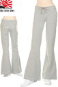 EVISU DONNA LADIES DSC-0052-GRAY レディース スポーツ パンツ ジャージ グレー エヴィスドンナ フレアーパンツ スウェットパンツ【エヴィスジーンズ レディースパンツ フレアー ジャージ スポーツ ジム カモメマーク かわいい かっこいい 新品】