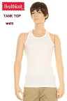 訳あり 展示品 ヘルスニット タンクトップ バックI Healthknit 2045 TANK TOP ホワイト WHITE クルーネック ランニング【タンクトップ 肌着 メンズ 下着 トップス 半袖 無地 アンダーウェア TANKTOP Tee 中山 きんくん 武井 あばれる君 ひょっこりはん 品川ショージ】