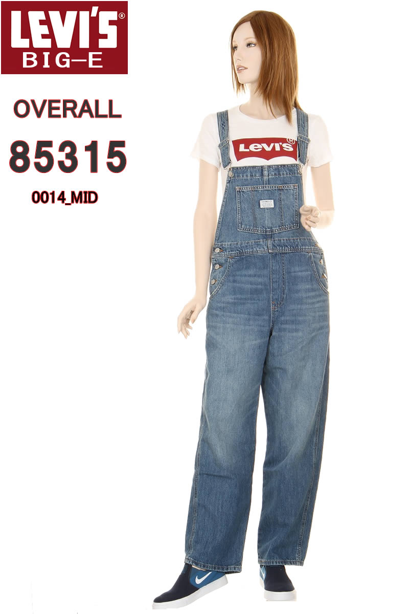 リーバイス ジーンズ レディース リーバイス 85315-0014 ビッグE レディース オーバーオール BIG-E LEVI'S PREMIUM MODEL LADY'S インディゴデニム 12オンス【リーバイス プレミアム ジーンズ オール イン ワン ボトムス ジーパン レディース オーバーオール サロペット 12oz インディゴ WOMEN'S 新品】