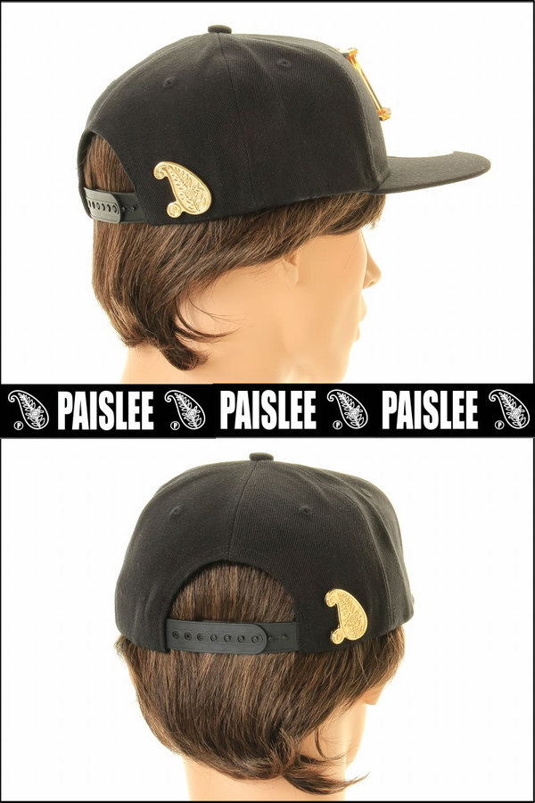 PAISLEE BRAND CAP USA VINTAGE FRAMES COMPANY USA PAISLEE BRAND NEW YORK GOLD...