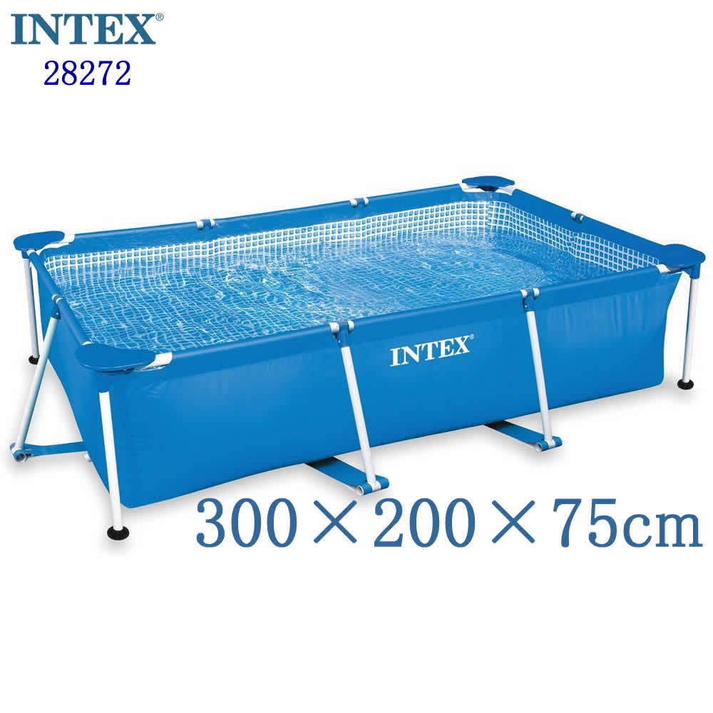 あす楽 INTEX 28272 インテックス Rectangular Frame Pool レクタン ...