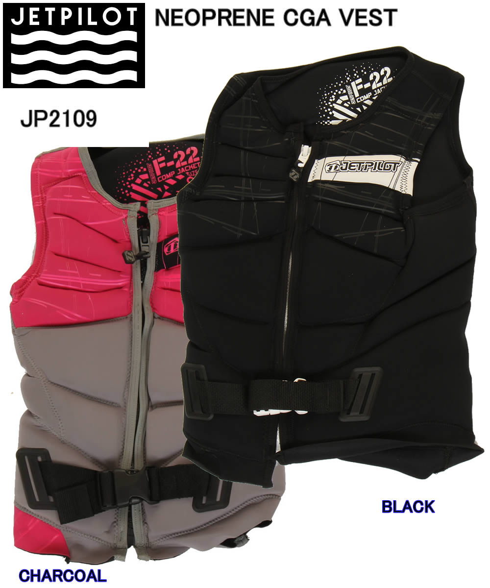 JET PILOT JP2109 F-22 COMP JACKET BLACK NEOPRENE CGA VEST CHARCOAL ジェットパイロット コピロットネオプレンCGAベスト LIFE JACKET ライフジャケット【JET PILOT ジェットパイロット ウォータースポーツマーケットで人気 多くのファン層を確立。ジェットや ウェイク】