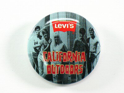 Levi 039 s JEANS GOODS【リーバイスジーンズ】リーバイス オリジナルCALIFORNIA OUT DOORS 缶バッチ 1023max10