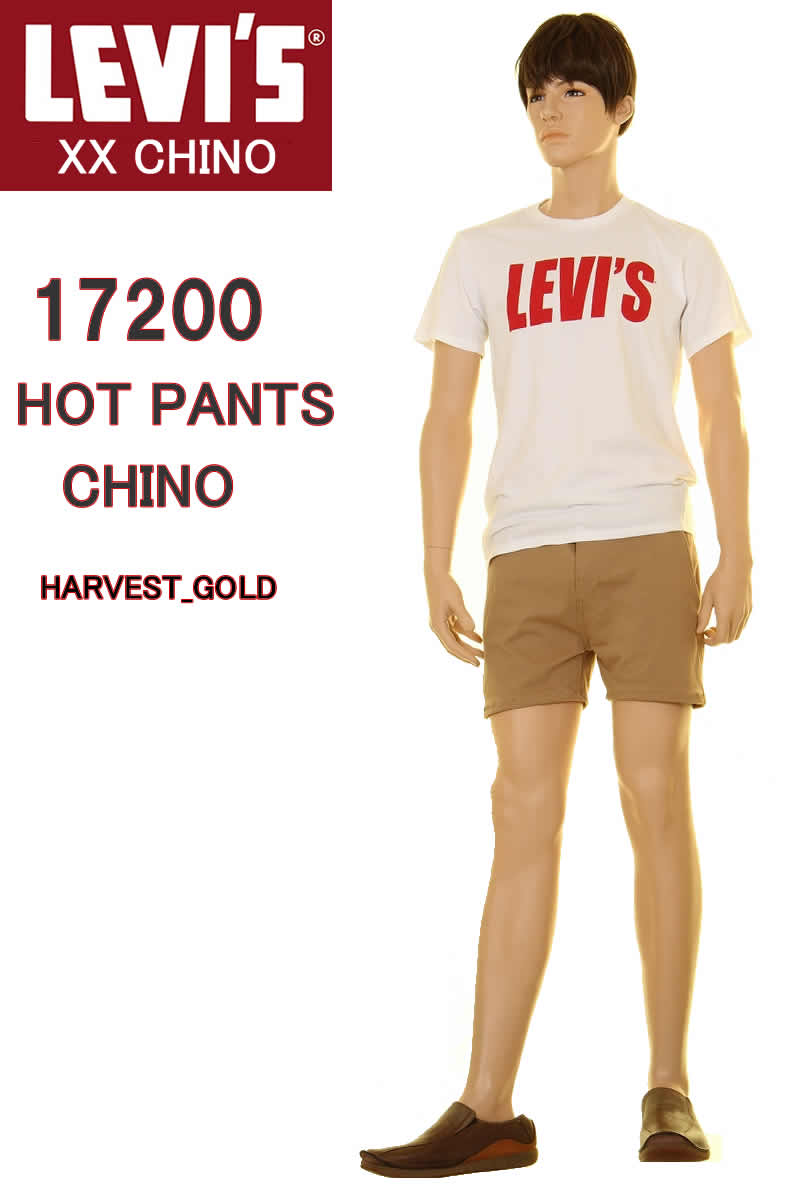 LEVI'S BIG-E CHINO CUSTOM HOT PANTS 17204-0001 リーバイス ビッグE ホットパンツ チノパンツ SLIM FIT CHINO PANTS テーパード ストレート ストレッチ