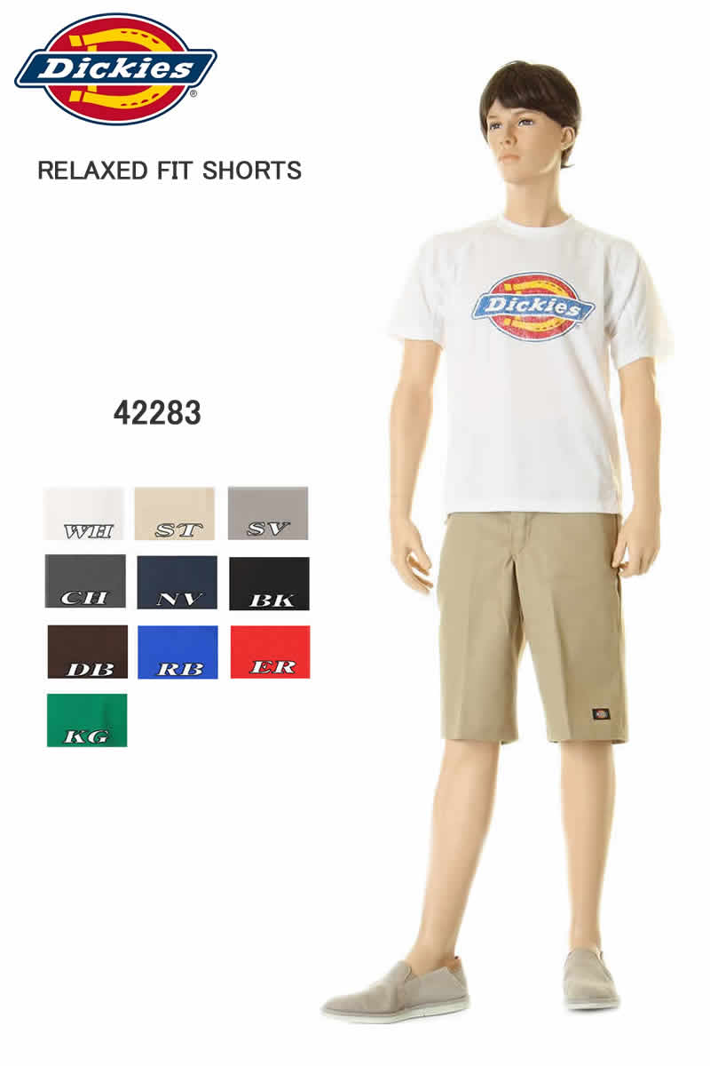 Dickies 42283 Irregular ǥå 쥮顼 ե եѥ åեå 硼 硼ȥѥ ϡեѥ ѥġͭ DICKIES RELAXED FIT SHORTS KH BK WH ǥå ե 硼ȥѥ  礭