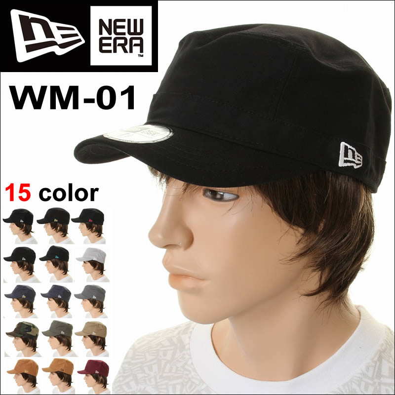 【楽天市場】NEW ERA WM-01 ダックコットン ニューエラ ダブルエム ゼロワン ワークキャップ wm-01 WMシリーズ 帽子