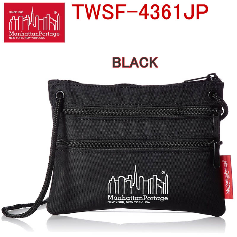 ޥϥåݡơ å󥸥㡼Хå ManhattanPortage MPTZP TWSF-4361JP Triple Zipper Pouch Waist Bag ֥åmanhattan portage ޥϥåݡơ ꥫ ˥塼衼  å󥸥㡼 Хåѥå ǥХå  