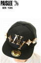 PAISLEE BRAND CAP USA VINTAGE FRAMES COMPANY USA GOLD NEW YORK ペーズリー キャップ【VINTAG...