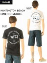 【限定商品！】HURLEY HUNTINGTON BEACH MAIN【ハーレー ハンティントンビーチ限定モデル】Hurley MEN 039 S HUNTINGTON BEACH T-SHIRT REGULAR FIT Tシャツ(2COLOR:ホワイト ブラック)MTS0007000