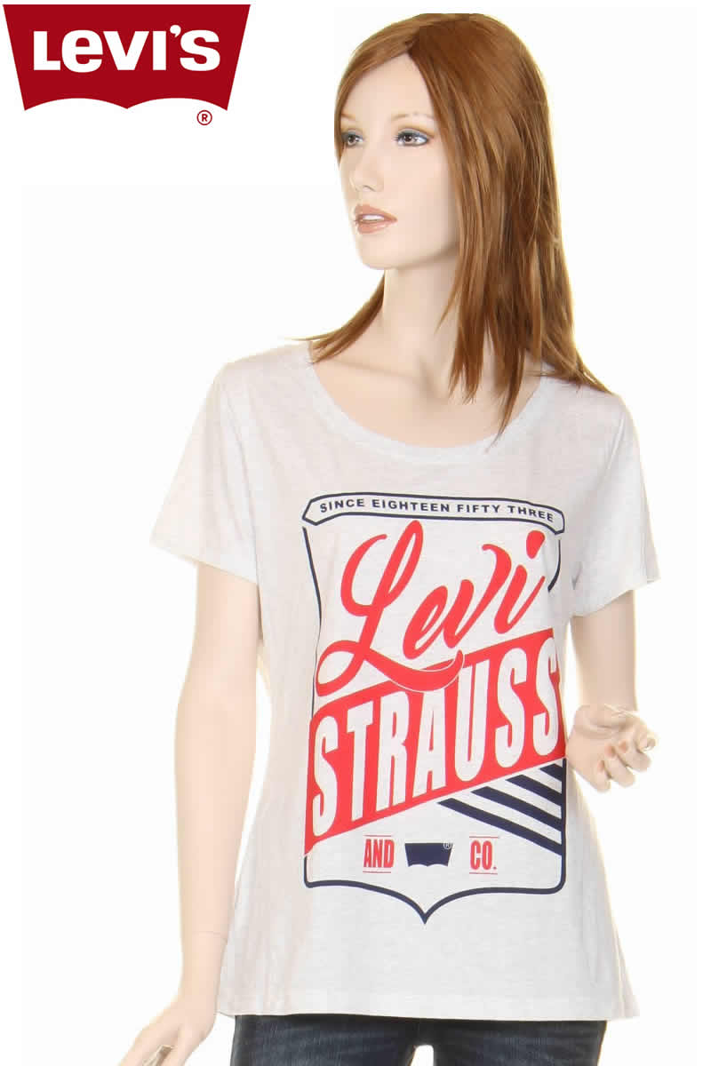 Levi's ladies T-SHIRTS 117500 Levi STRAUS ロゴ グラフィックTシャツ リーバイス Tシャツ レディースtシャツ