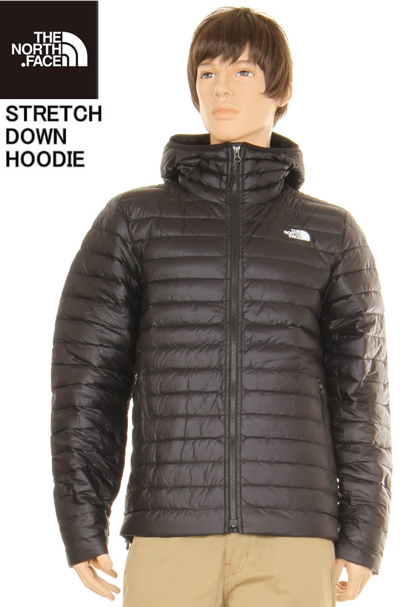 ザ・ノース・フェイス ダウンジャケット メンズ THE NORTH FACE NF0A3Y55 MEN STRETCH DOWN HOODIE JACKET ザ ノースフェイス ストレッチ ダウンジャケット TNF BLACK ブラック【上級モデル ザ ノースフェイス ダウン 700FILL グースダウンジャケット 送料無料 ザ・ノースフェイス USA限定 ダウンコート 国内未発売モデル】