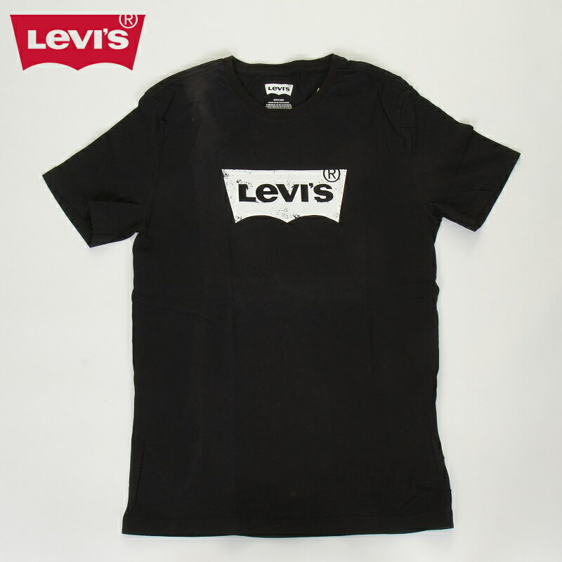 Levi's T-SHIRTS 85095-0001 半袖 Tシャツ ブラック バットウイング ロゴプリント トップス カットソー 半袖Tシャツ【リーバイス 半...