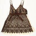 訳あり サンプル品 Paige Premium Denim ペイジプレミアムデニム キャミソールワンピース ブラウン 重ね着 体型カバー ショート丈【ペイジープレミアムデニム レディースキャミワンピ かわいい ワンピース 上品 お洒落 訳あり 展示品 サンプル品】