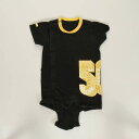 Levi's 80サイズ ロンパース BABY ショートロンパース USED 半袖 ベビー服 子ども服 プリント 赤ちゃん用品 子供 幼児 夏服【LEVI'S リーバイス USED 半袖ロンパース カバーオール ベビー服 501 ブラック スナップボタン ユーズド】