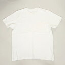 USED 無地Tシャツ 半袖Tシャツ クルーネック 丸首 カジュアル トップス メンズ レディース ポケットTシャツ シンプル【ユーズド ショートスリーブTシャツ ポケットTシャツ ホワイト 半袖 シンプル ユニセックス トップス 無地T 新品】