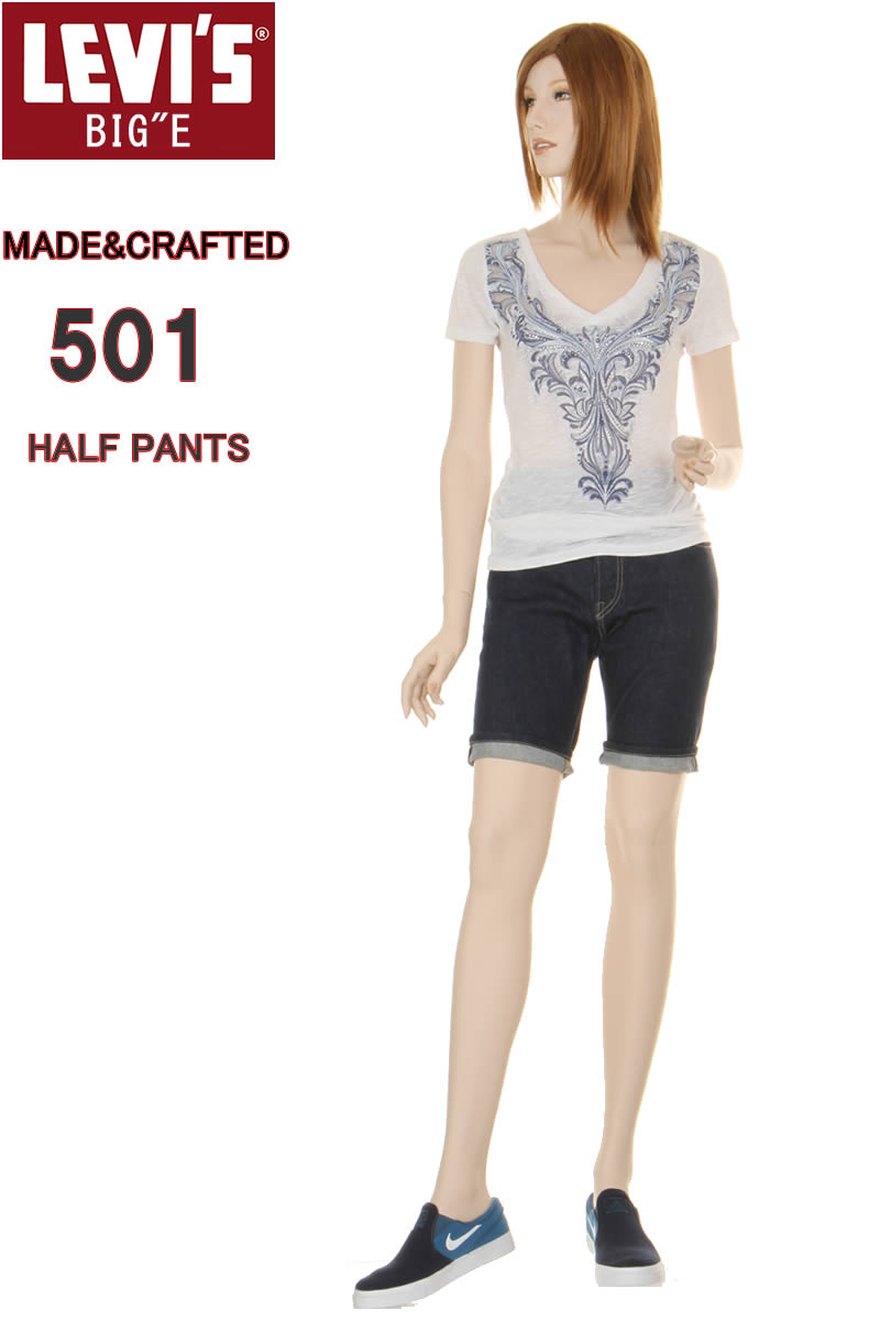 LEVI'S 501 Ladies CUSTOM HALF PANTS 36200-0063 LOW ꡼Х ǥ ϥ饤 ϡեѥ ꥸʥ  ǥ˥ 硼ȥѥġLevis Lady's Woman HIGH RIZE ꡼Х ޥ 쥮 ȥ ȥå ϡեѥ ܥȥ ץѥ ʡ